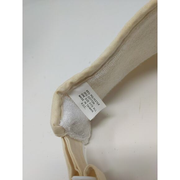 Citgo Gas Sun Visor Slideback Hat White Heavy Stains Embroidered - Picture 7 of 9